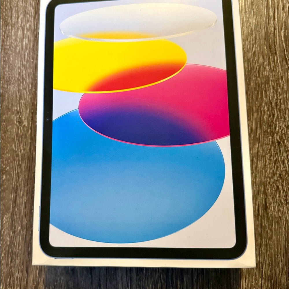 Apple iPad EMPTY BOX 10th generation blue 256 GB Apple stickers included